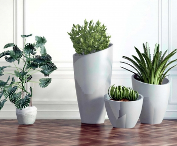Modern Ground Green Plant Potted Plants-ID:275336983