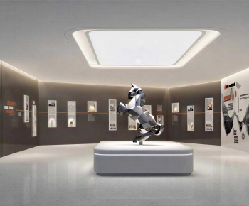 Modern Exhibition Hall-ID:496320779
