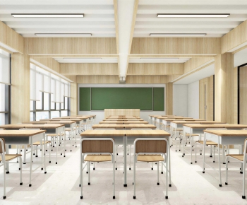 Modern School Classrooms-ID:797457935