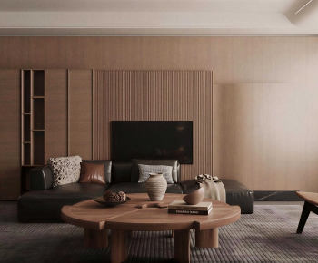 Wabi-sabi Style Dining Room-ID:650064955