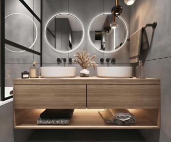 Modern Bathroom Cabinet-ID:781383991
