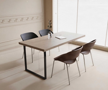 Modern Dining Table And Chairs-ID:881357918