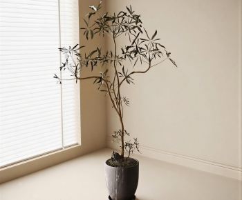 Modern Ground Green Plant Potted Plants-ID:991214994