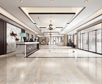New Chinese Style Lobby Hall-ID:943908938