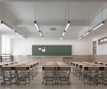 Modern School Classrooms-ID:918140893