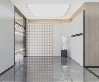 Modern Office Reception Desk-ID:649044047