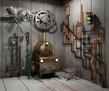 Industrial Style Decorative Set-ID:818094029