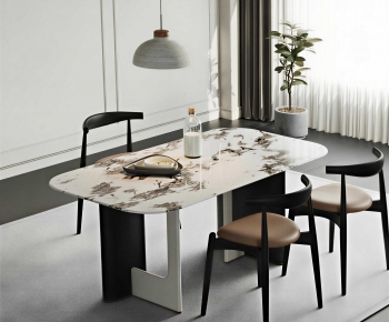 Modern Dining Table And Chairs-ID:743787053