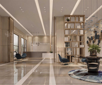 Modern Office Reception Desk-ID:115189649