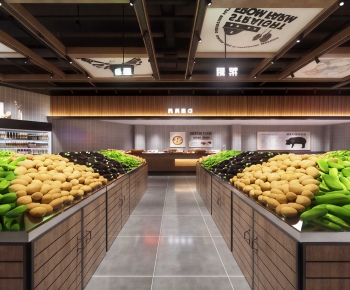 Modern Supermarket-ID:734041932