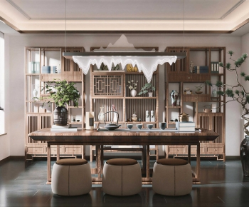 New Chinese Style Tea House-ID:118994951
