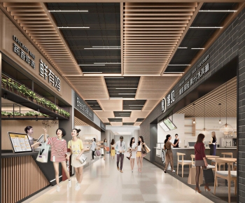 Modern Shopping Mall-ID:747003087