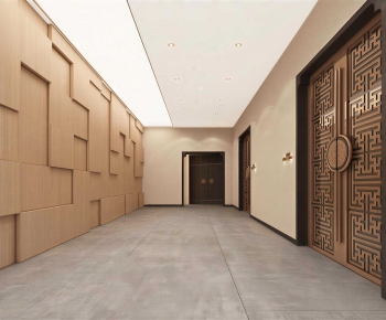 New Chinese Style Hallway-ID:658530955