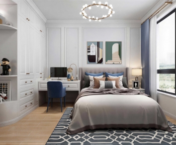 American Style Bedroom-ID:522623065