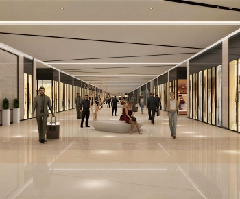 Modern Shopping Mall-ID:536595115