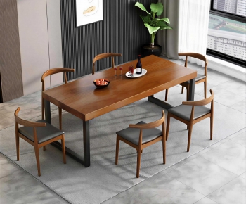Modern Dining Table And Chairs-ID:787295108