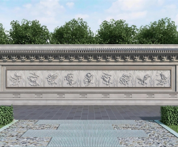 Chinese Style Landscape Wall-ID:356415992
