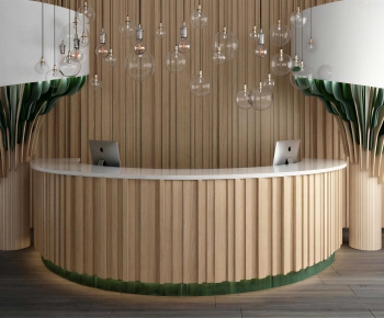 Modern Reception Desk-ID:414963968