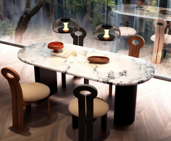 Modern Dining Table And Chairs-ID:113126999