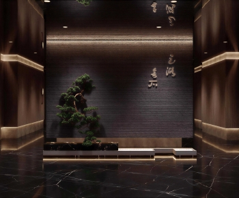 New Chinese Style Elevator Hall-ID:867798093