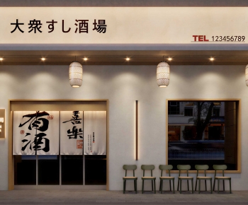 Japanese Style Facade Element-ID:510272036