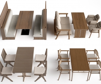Modern Dining Table And Chairs-ID:369406949