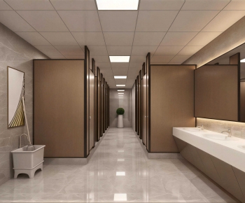 Modern Public Toilet-ID:376879938