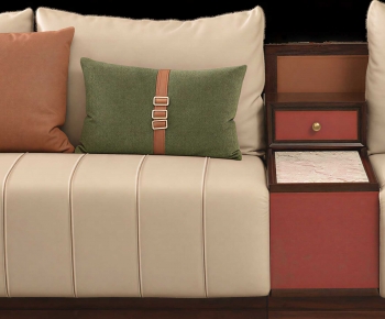 New Chinese Style Three-seat Sofa-ID:123527055