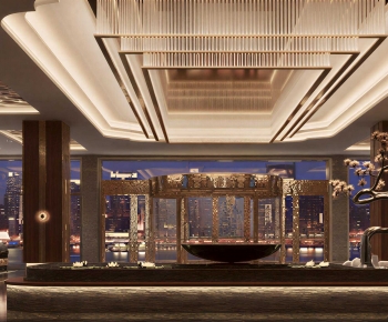 New Chinese Style Lobby Hall-ID:334219941