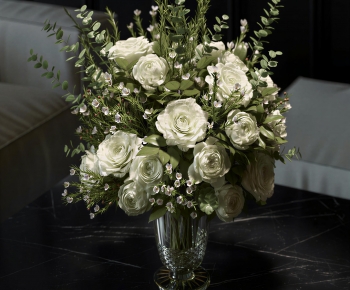 Simple European Style Flower Arrangement-ID:737005957