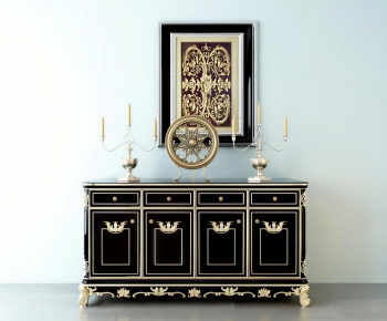 New Classical Style Side Cabinet-ID:695374975