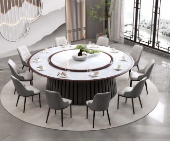 New Chinese Style Dining Table And Chairs-ID:910115968