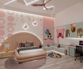 Modern Girl's Room Daughter's Room-ID:976018914