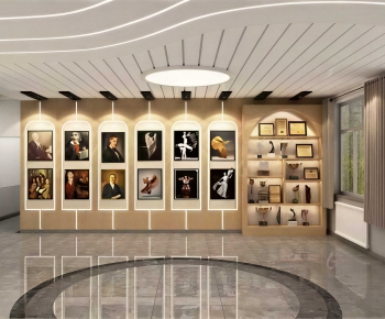 Modern Exhibition Hall-ID:966590882