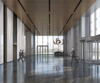 Modern Office Reception Desk-ID:555845024
