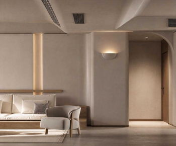 Wabi-sabi Style A Living Room-ID:162451035