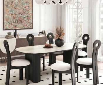 Modern Dining Table And Chairs-ID:793373112