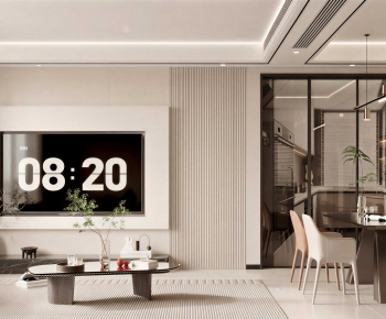 Modern A Living Room-ID:353280072