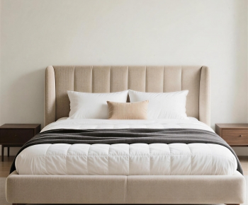 Modern Double Bed-ID:295825967