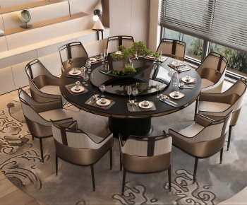 New Chinese Style Dining Table And Chairs-ID:698038108