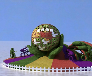 Modern Sculpture Sketch-ID:664359098