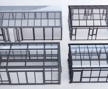 Modern Glass Sunshine Room-ID:834067119