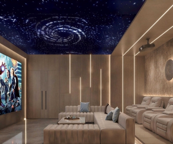Modern Audiovisual Room-ID:657732016