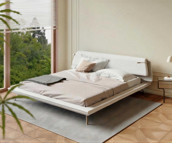 Modern Double Bed-ID:642349008