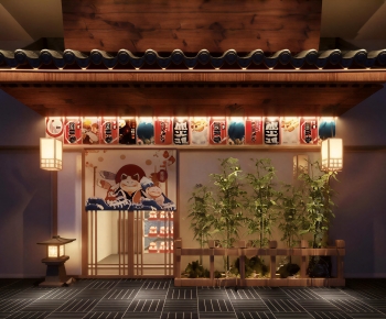Japanese Style Facade Element-ID:877149193