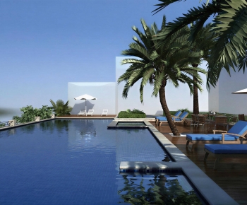 Modern Swimming Pool-ID:388717898