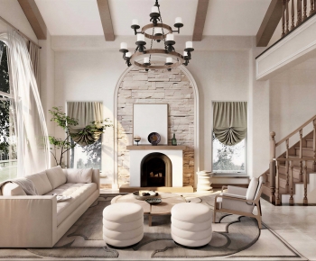 American Style A Living Room-ID:790828942