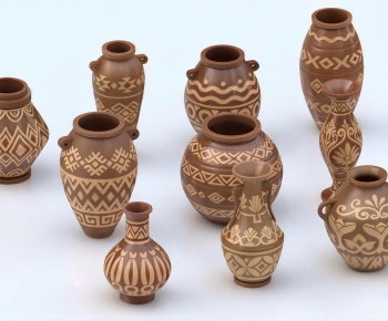 Wabi-sabi Style Clay Pot-ID:873070966