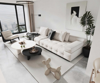 Modern A Living Room-ID:195595039