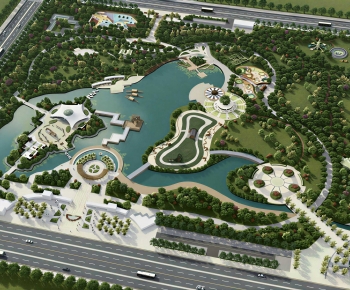 Modern Architectural Bird's-eye View Planning-ID:141524081